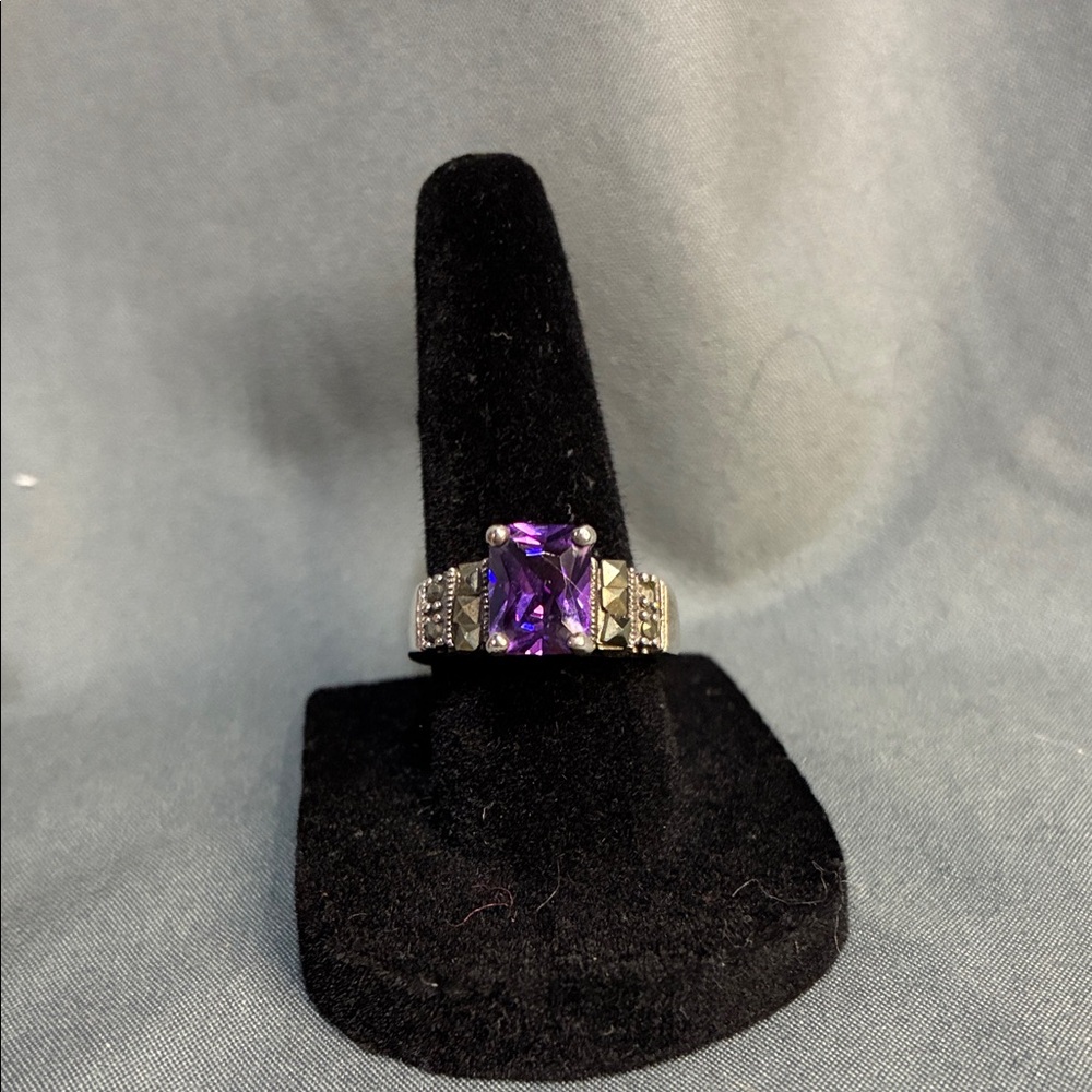 Fancy Purple Gemstone Ring